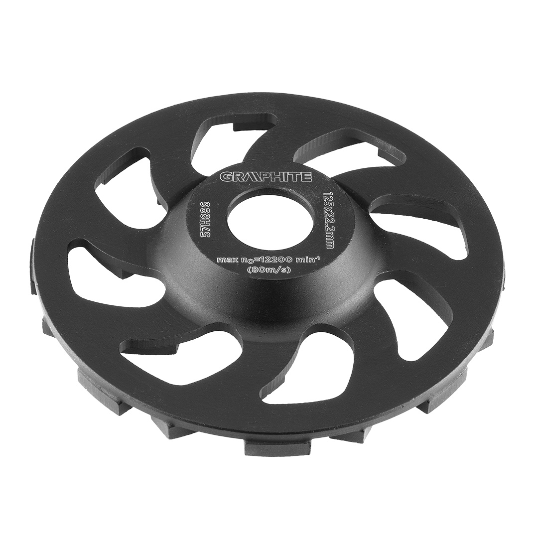 E-shop GRAPHITE Diamantový brúsny kotúč 125 x 22.2 x 5 mm, pre vysoké zaťaženie 57H896