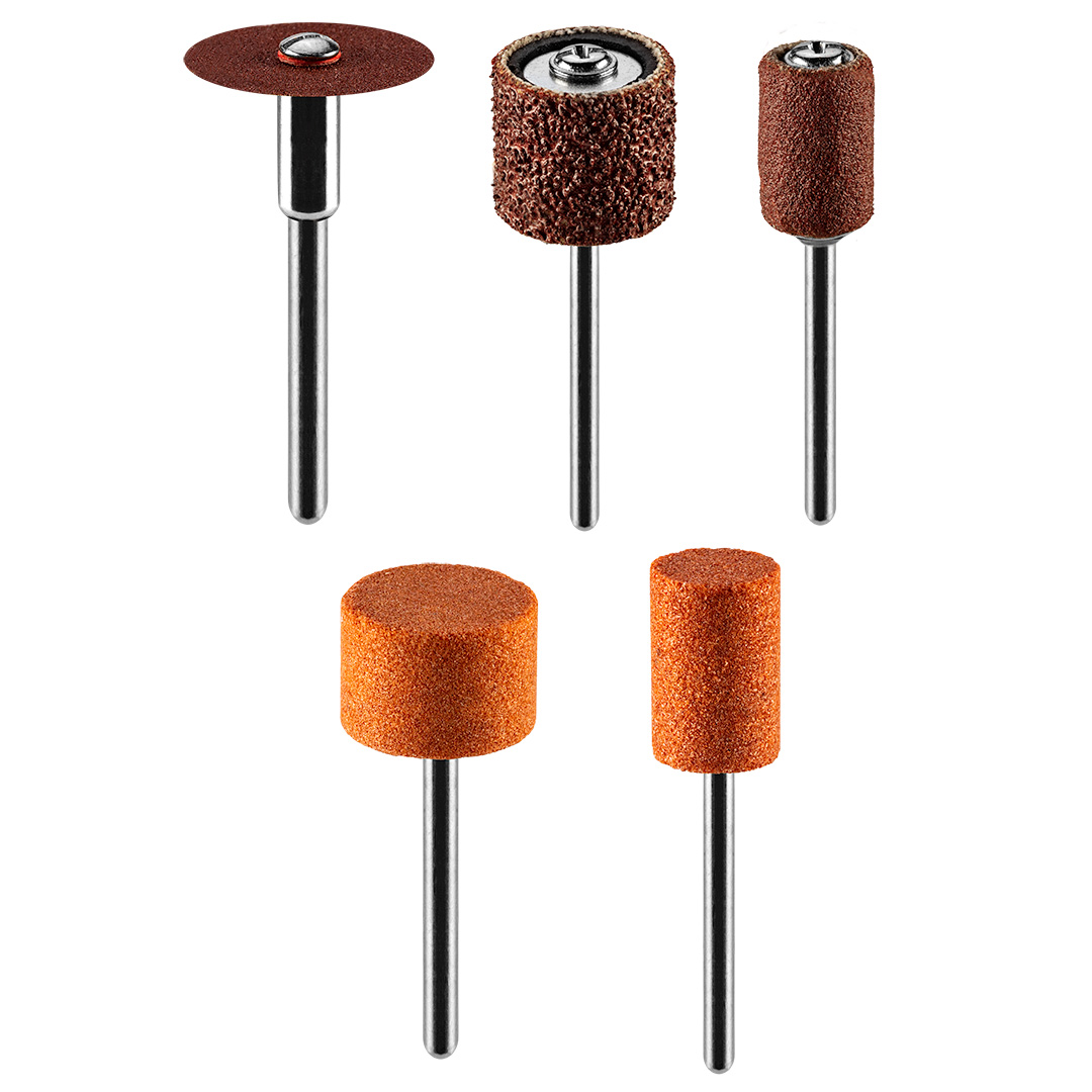 E-shop GRAPHITE Príslušenstvo pre mini brúsku, brúsne pásy, kamene, lamelové kotúče, sada 52 kusov. 55H082