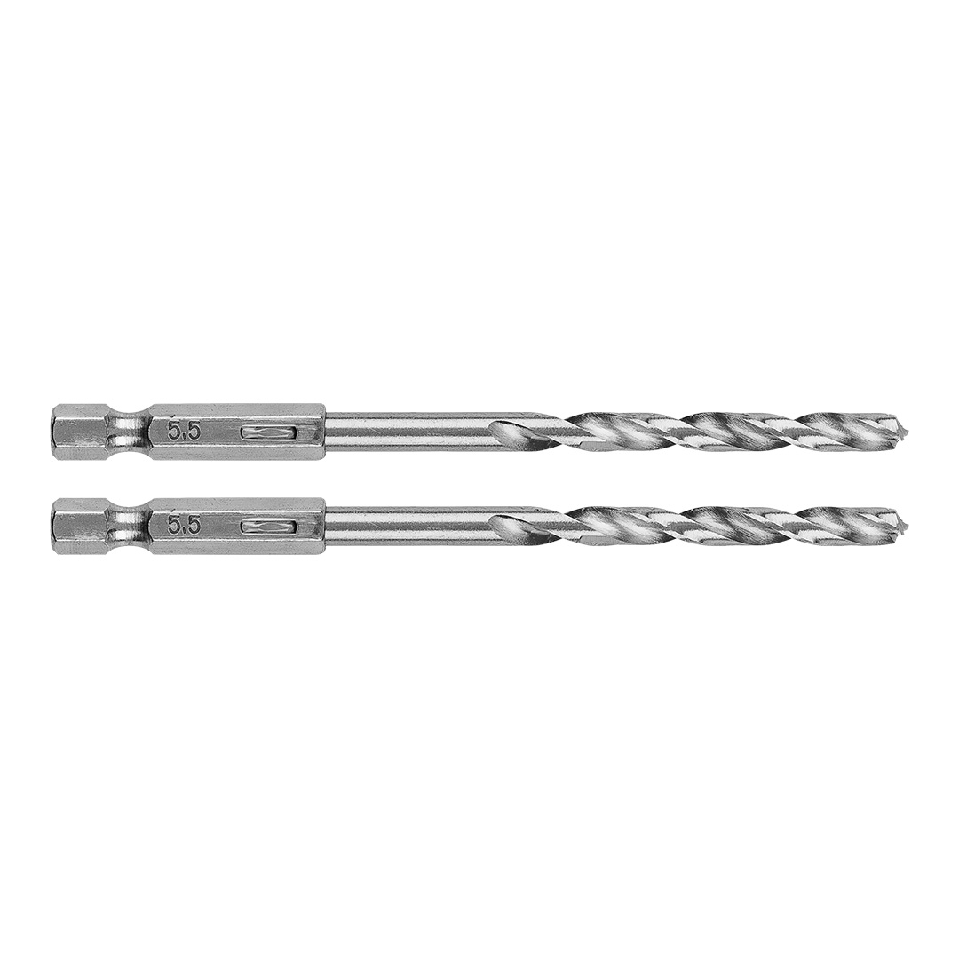 E-shop GRAPHITE Šesťhranný vrták do kovu 5,5 mm, 2 ks. 54T710