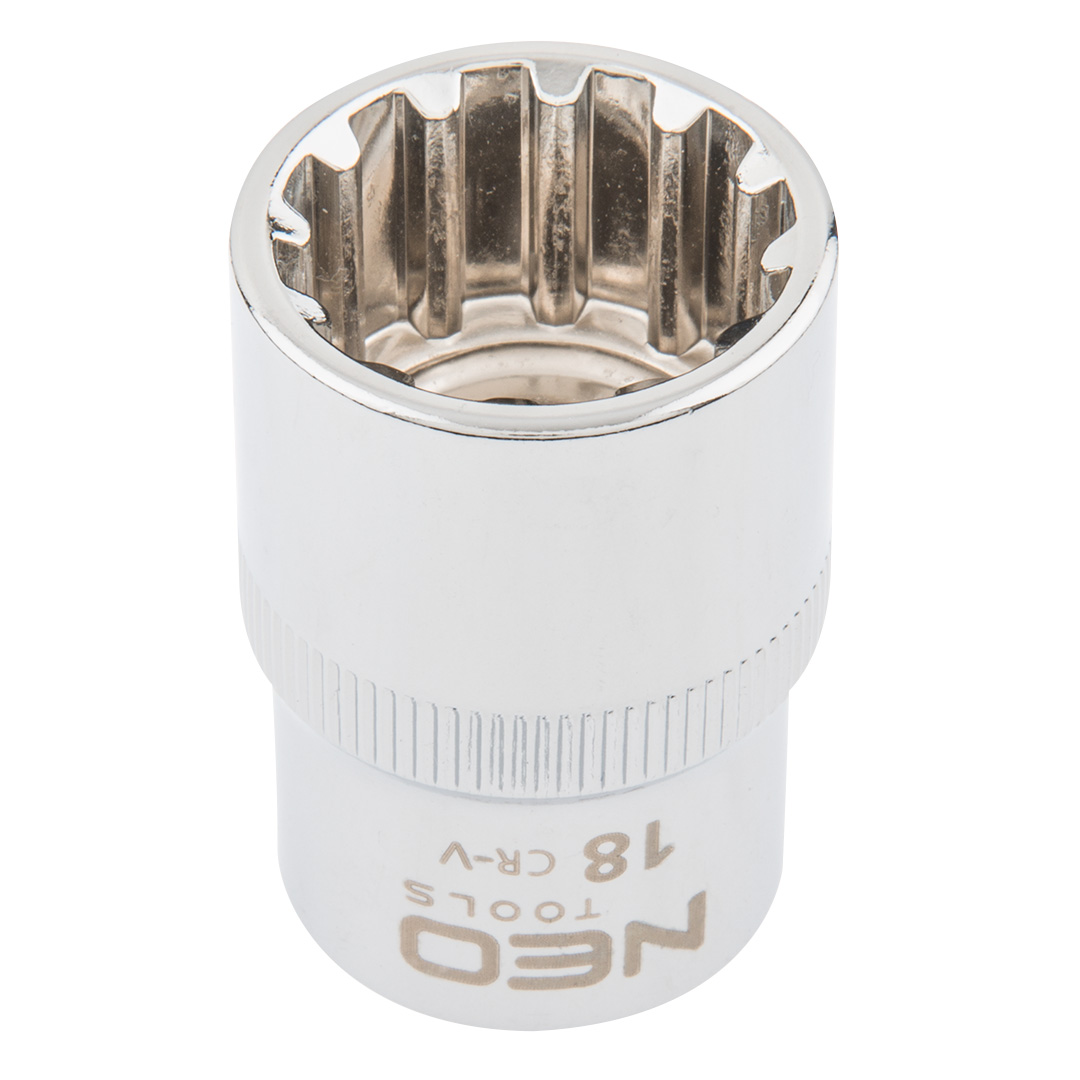 E-shop NEO TOOLS Gola hlavica 1/2", 18 mm 08-590