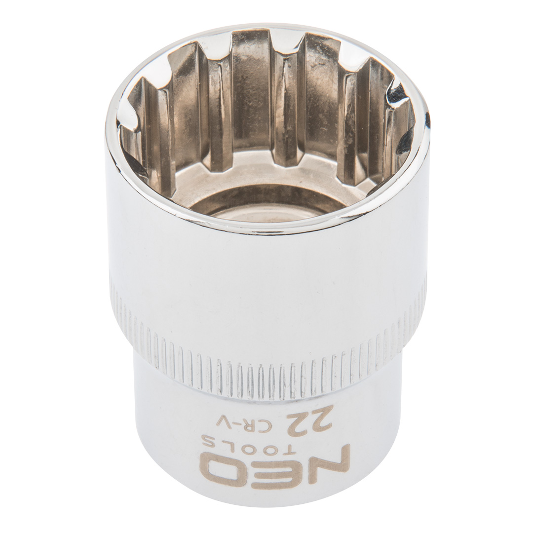 E-shop NEO TOOLS Gola hlavica 1/2", 22 mm 08-594