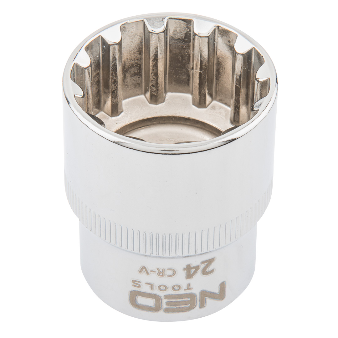 E-shop NEO TOOLS Gola hlavica 1/2", 24 mm 08-596