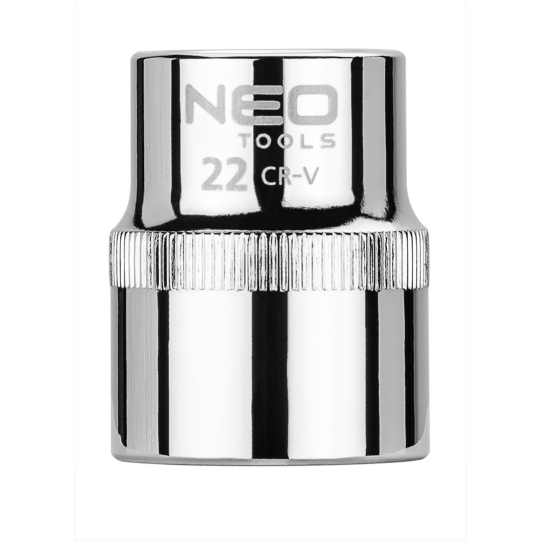 E-shop NEO TOOLS Gola hlavica 6 hranná, 1/2", 22 mm, Superlock 08-022