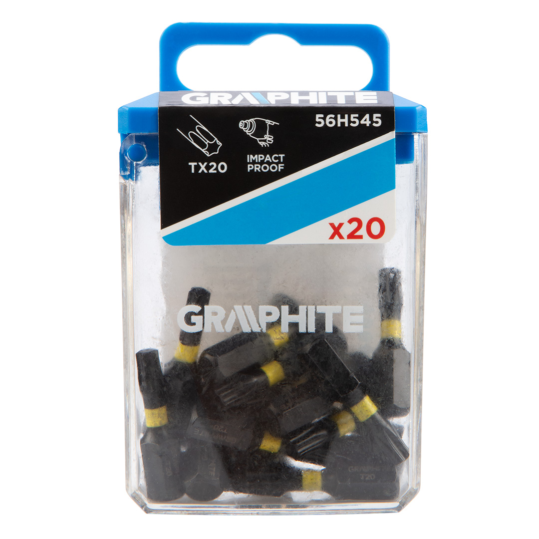 E-shop GRAPHITE Rázové bity TX20 x 25 mm, 20 ks. 56H545