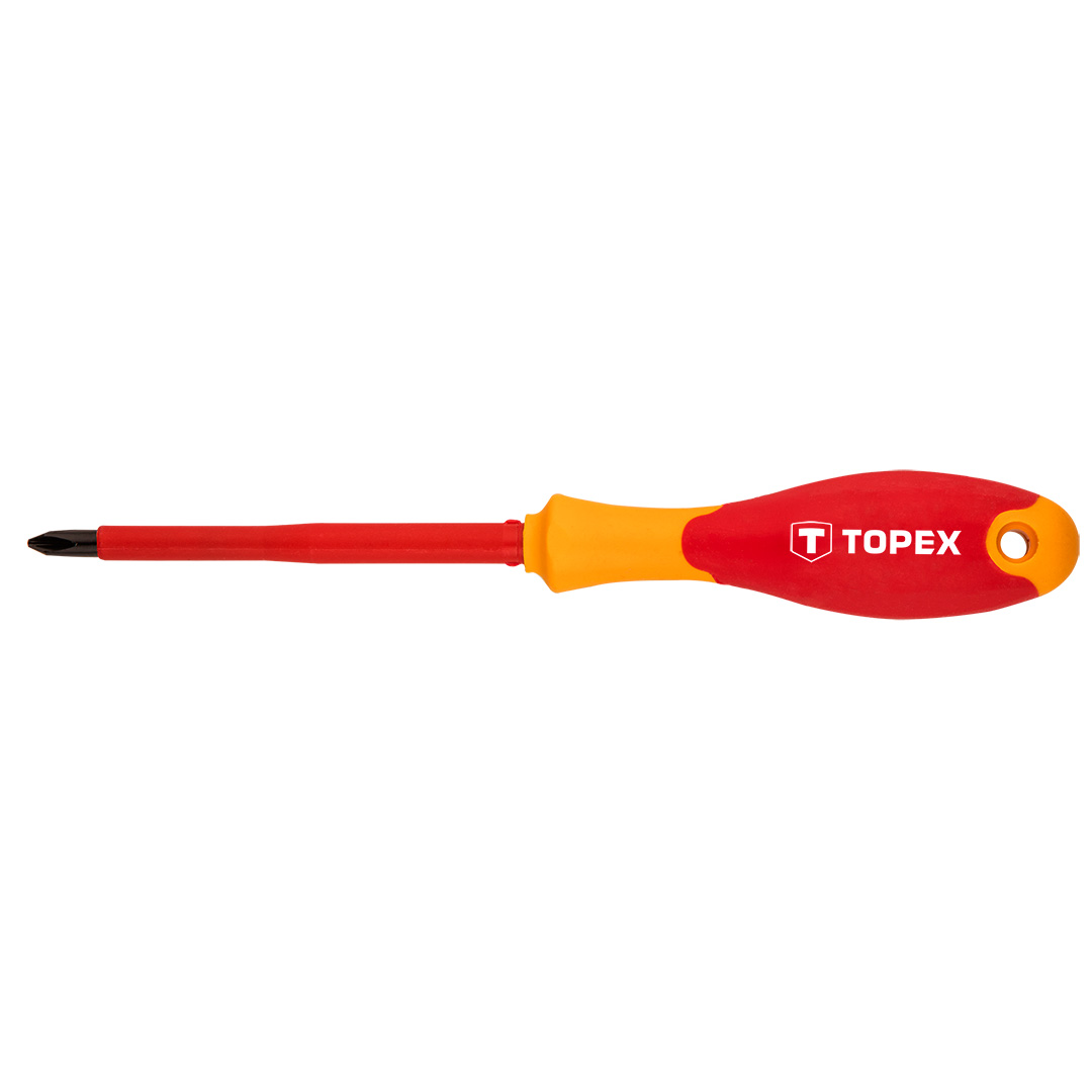 TOPEX Skrutkovač Phillips 1000V, PH1 x 80 mm 39D476