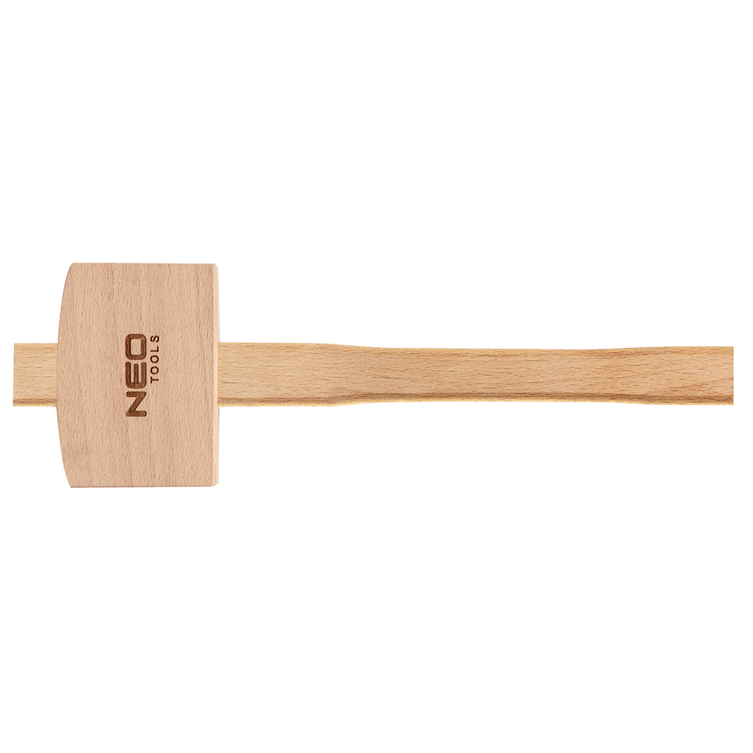 E-shop NEO TOOLS Kladivo drevené hranaté 300g, 100x70x46mm, dĺžka 320 mm 25-076