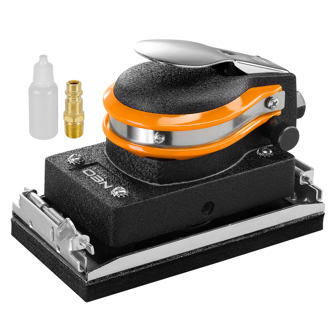 NEO TOOLS Oscilačná pneumatická brúska pravouhlá 89 x 165 mm 14-018