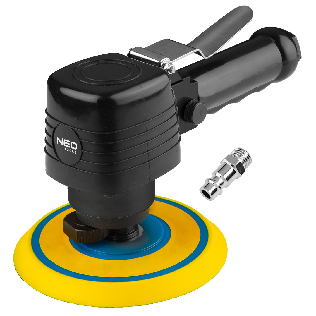NEO TOOLS Pneumatická vibračná brúska, 150 mm, 9 000 otáčok za minútu 14-510