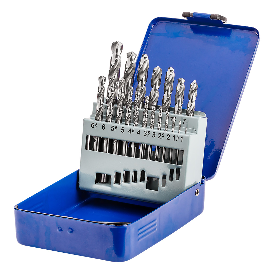 E-shop BAILDON Sada vrtákov NWKa M-19 do ocele a liatiny, 1,0-10,0 mm, brúsené, HSS (19 ks) 02719001-1