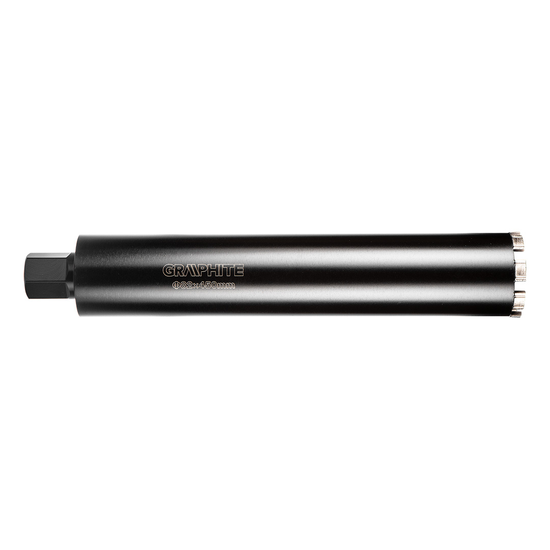 GRAPHITE Diamantový jadrový vrták 58G540 82 × 450 mm × 8T 57H861