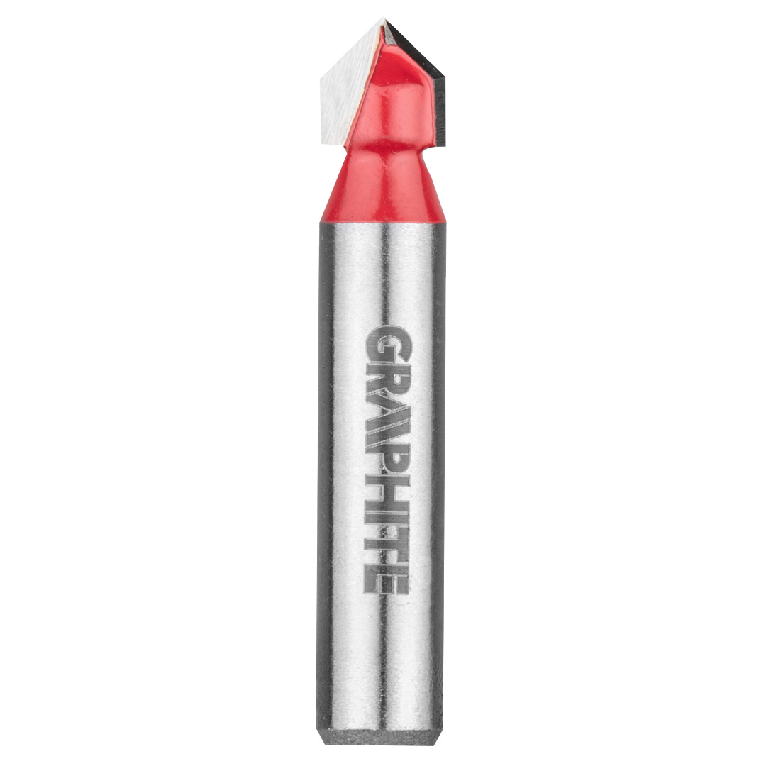 E-shop GRAPHITE Fréza s V-drážkou, HM, 8 x 8 mm, stopka 8 mm 56H209