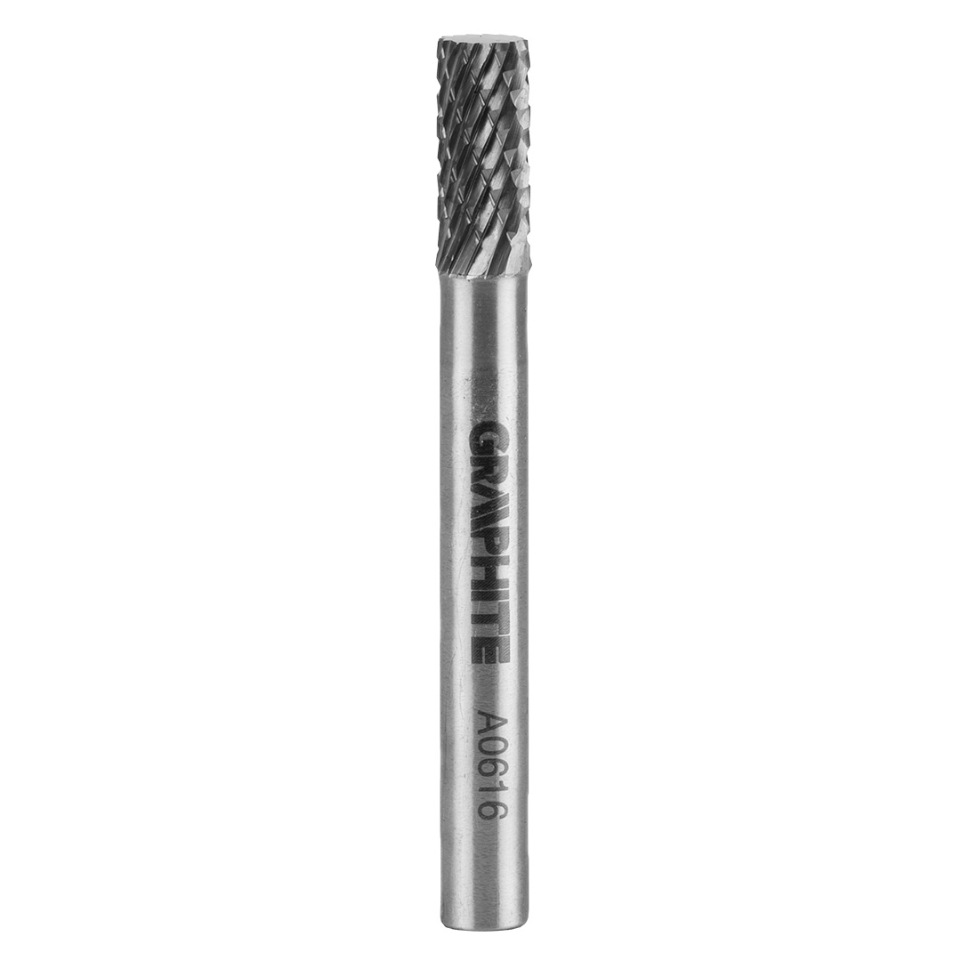E-shop GRAPHITE HM fréza na kov, typ A (valcová), 6 x 16 mm, stopka 6 x 45 mm 55H350