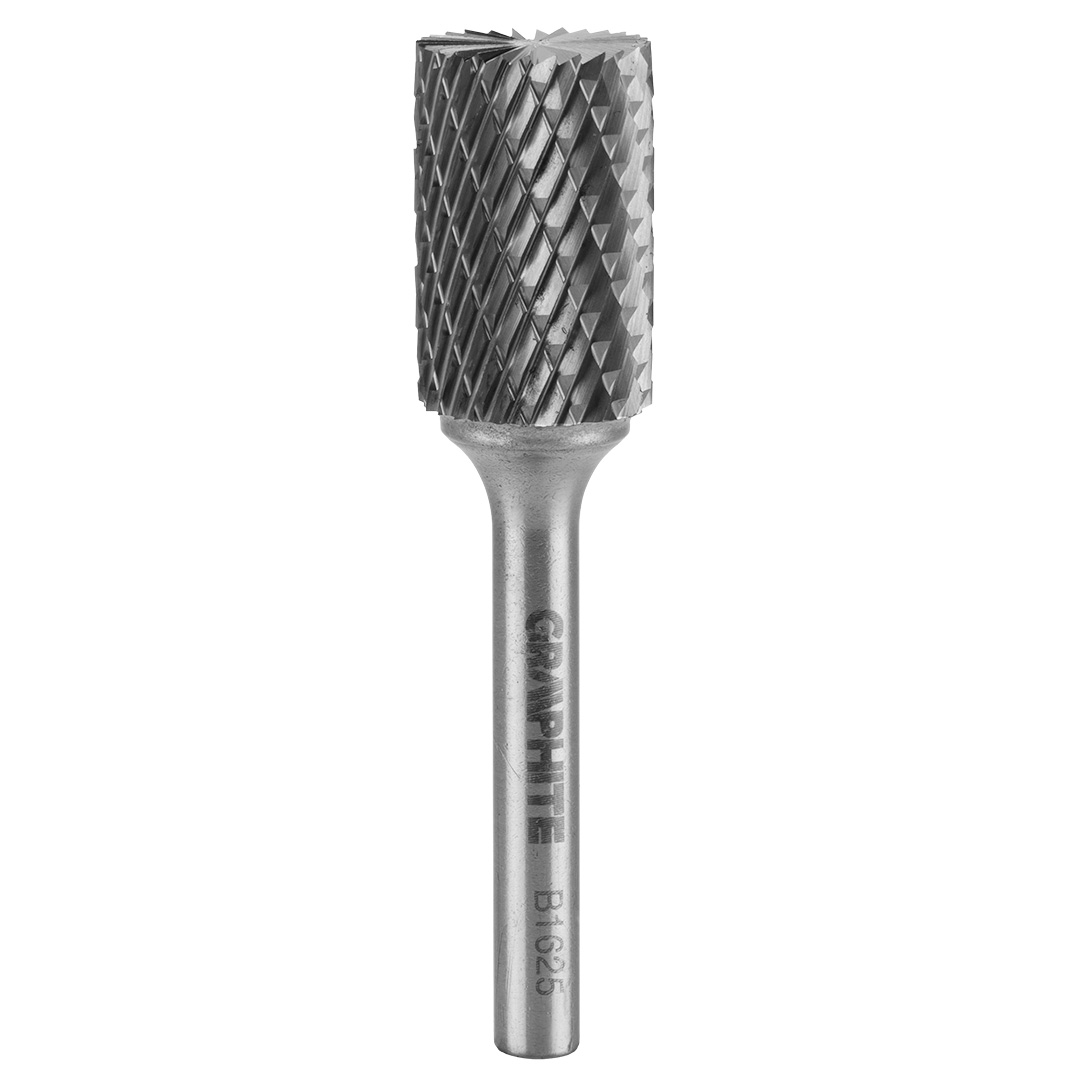 E-shop GRAPHITE HM fréza na rezanie kovov, typ B (špirálová, ozubená), 16 x 25 mm, stopka 6 x 45 mm 55H359