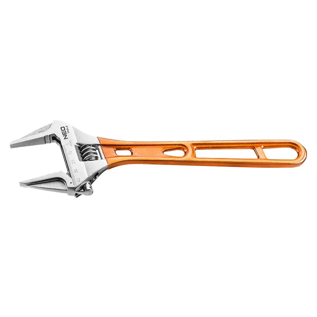 E-shop NEO TOOLS Nastaviteľný kľúč 256 mm, rozsah 0-43 mm 03-025