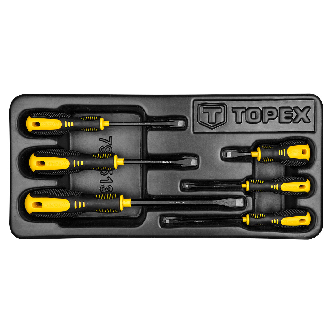 E-shop TOPEX Ploché skrutkovače, súprava 6 ks 79R513