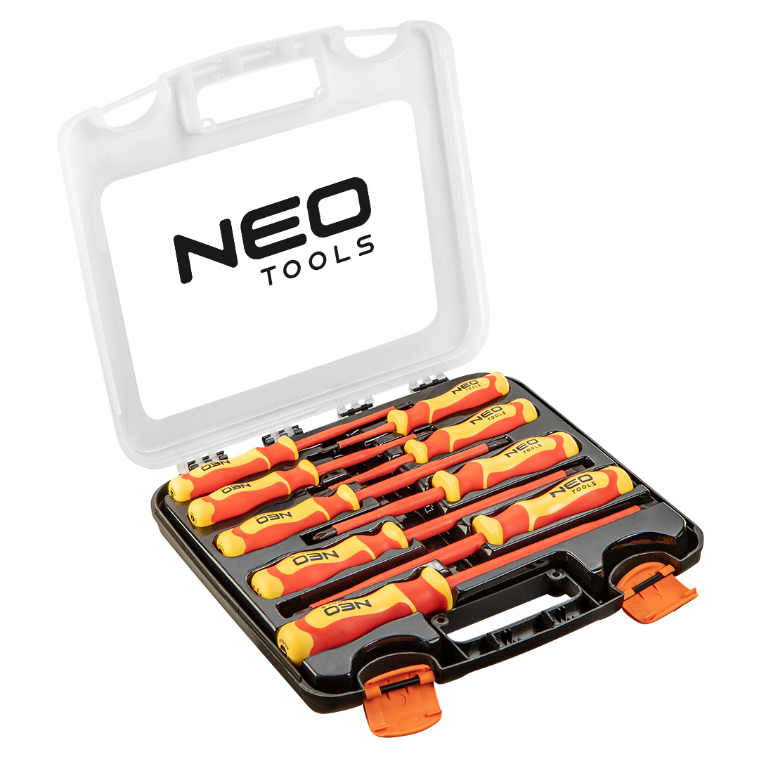 NEO TOOLS Sada skrutkovačov, 9 ks 1000V 04-142