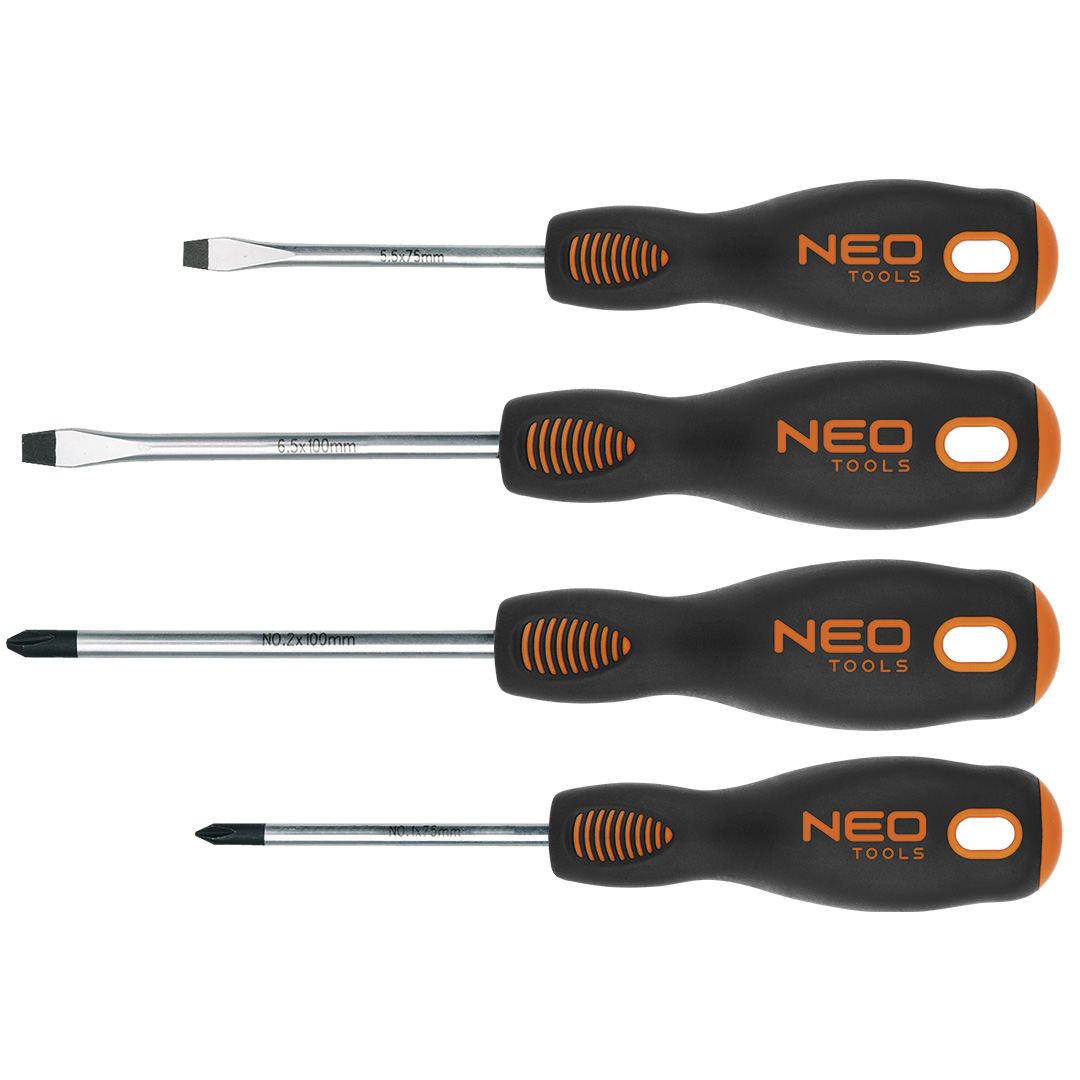 E-shop NEO TOOLS Skrutkovače, sada 4ks 04-204