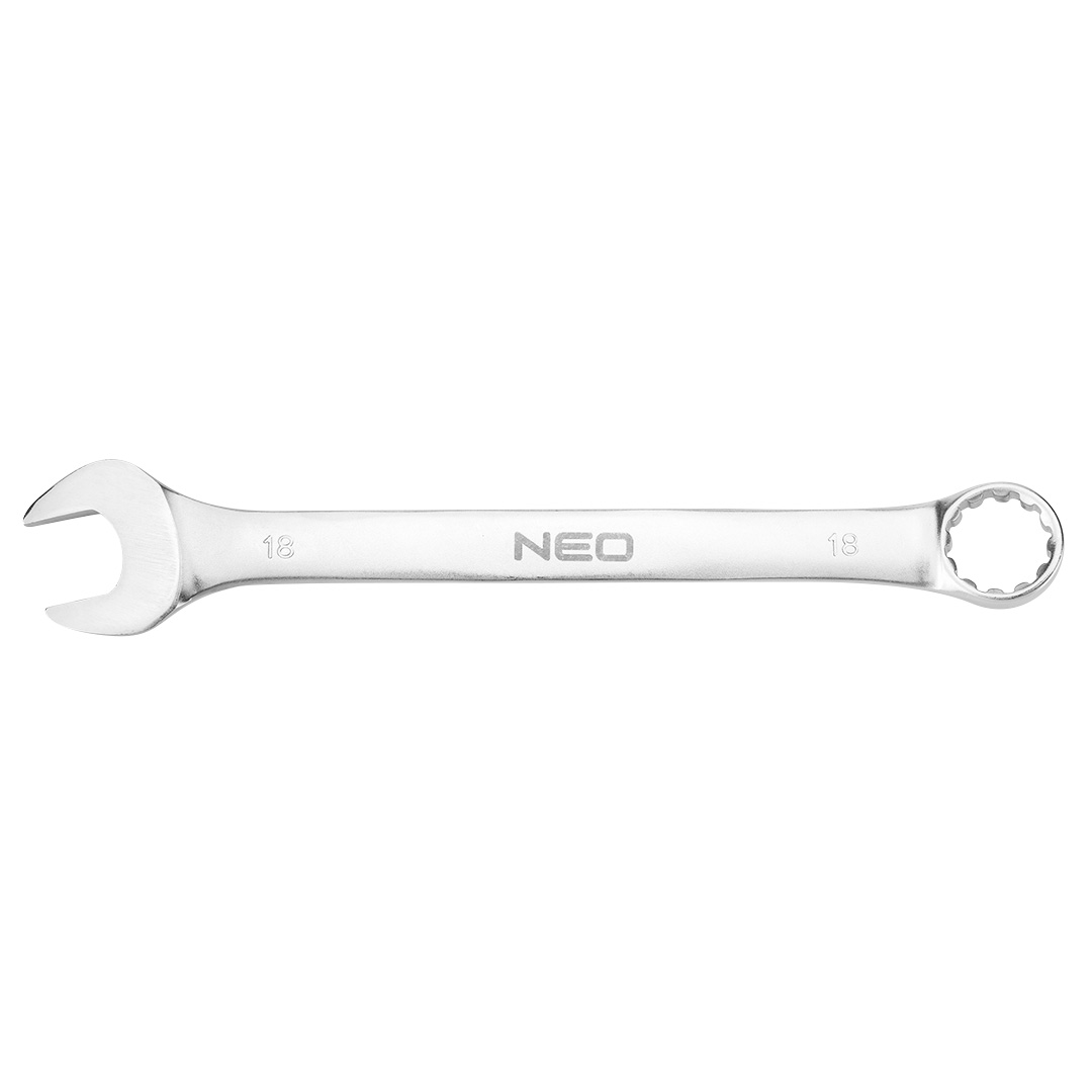 E-shop NEO TOOLS Kľúč očkoplochý 18 x 220 mm, CrV, DIN3113 09-662