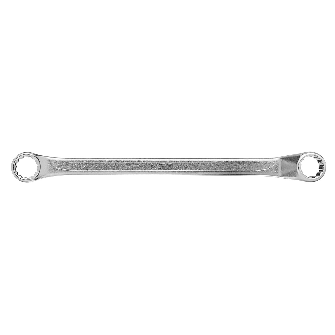E-shop NEO TOOLS Kľúč očkový vyhnutý 16 x 17 mm 09-916