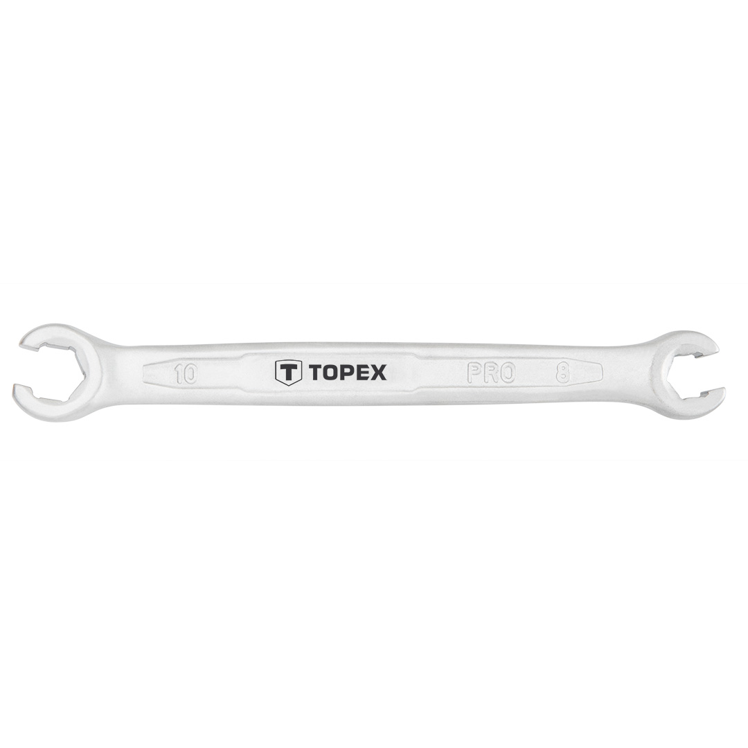 E-shop TOPEX Kľúč otvorený očkový 8 x 10 mm 35D596
