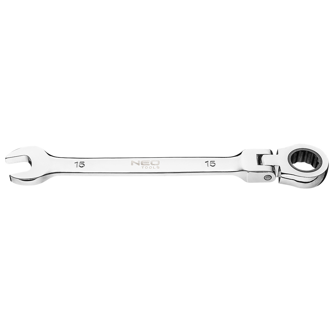 E-shop NEO TOOLS Kľúč račňový s kĺbom 15 x 220 mm 09-057