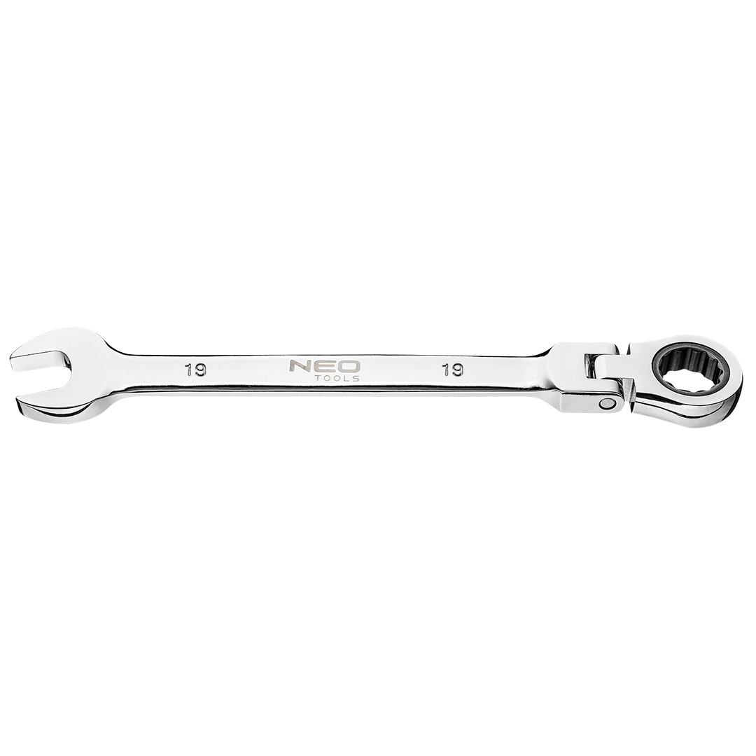 E-shop NEO TOOLS Kľúč račňový s kĺbom 19 x 250 mm 09-061