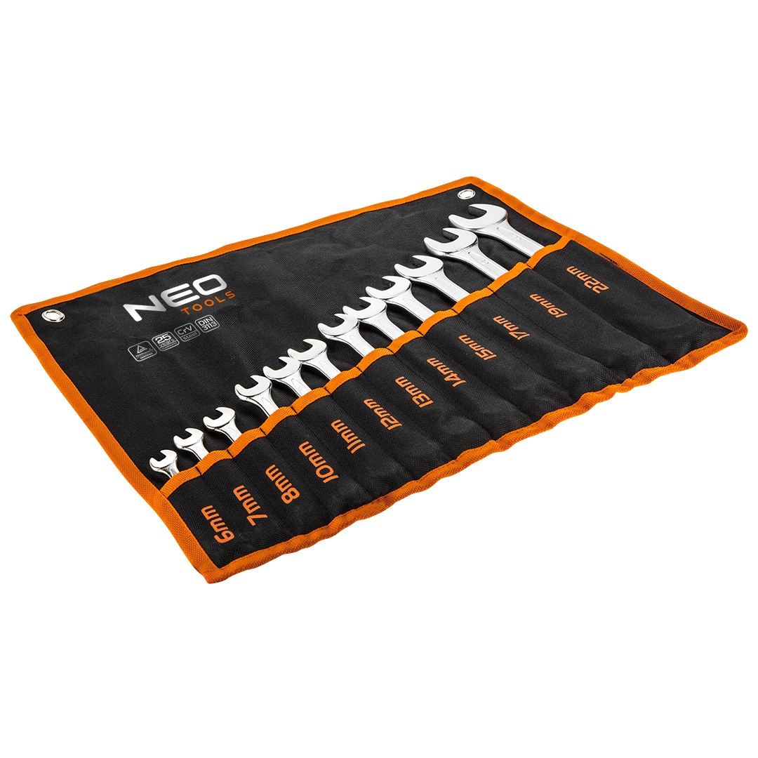 E-shop NEO TOOLS Kľúče očkoploché 6-22 mm, 12 ks 09-752