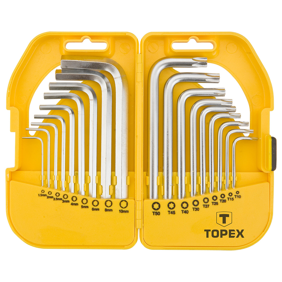 E-shop TOPEX Sada imbus a torx, 18 ks 35D952