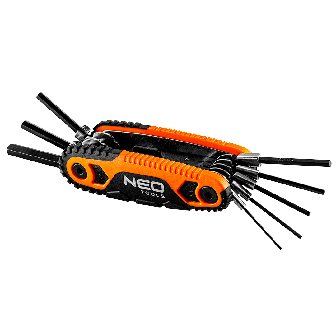 E-shop NEO TOOLS Kľúče s vnútorným šesťhranom so stopkou 1.5, 2, 2,5, 3, 4, 5, 6, 8 mm 09-571