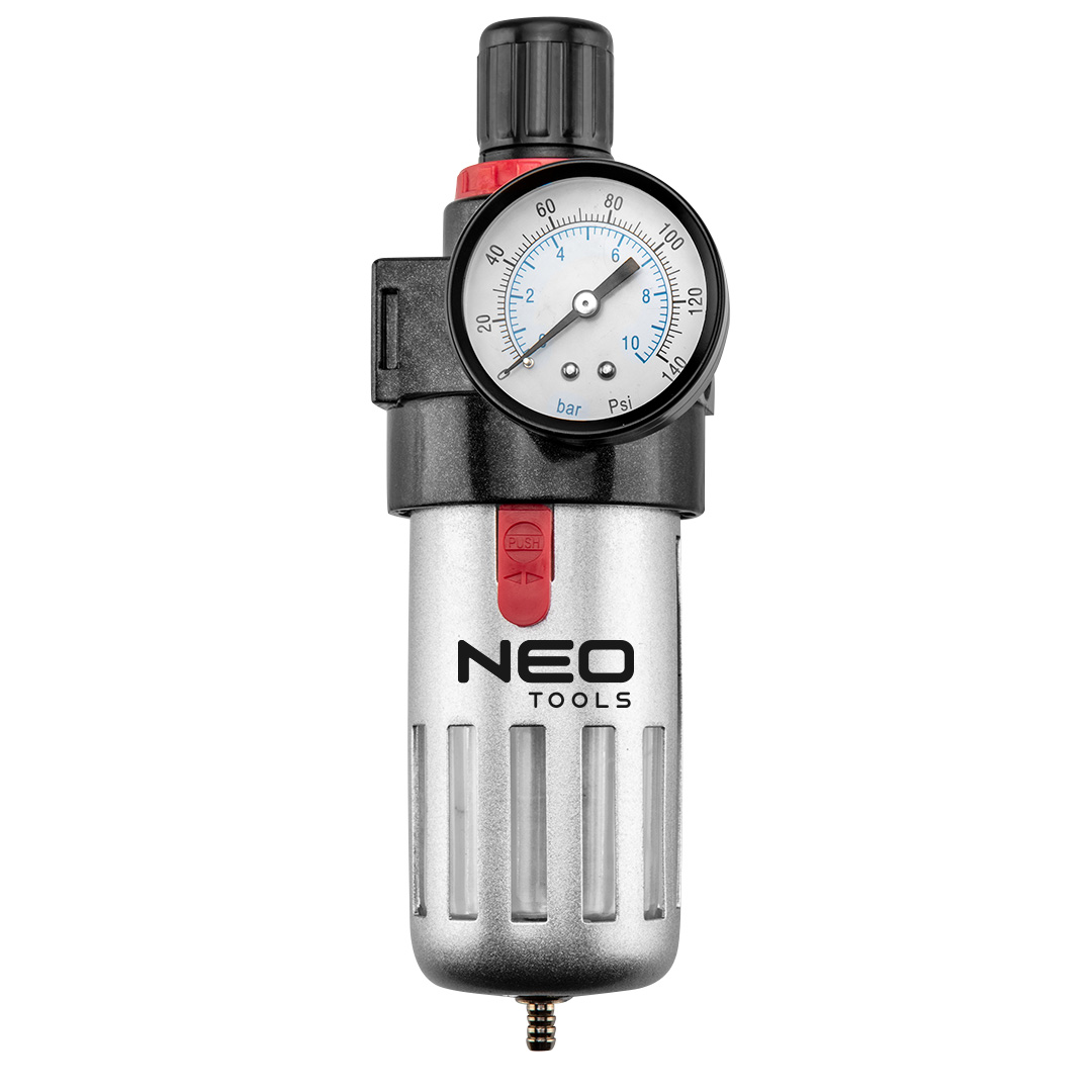E-shop NEO TOOLS Odtokový filter s kovovým telom 1/2 "reduktora tlaku 14-732