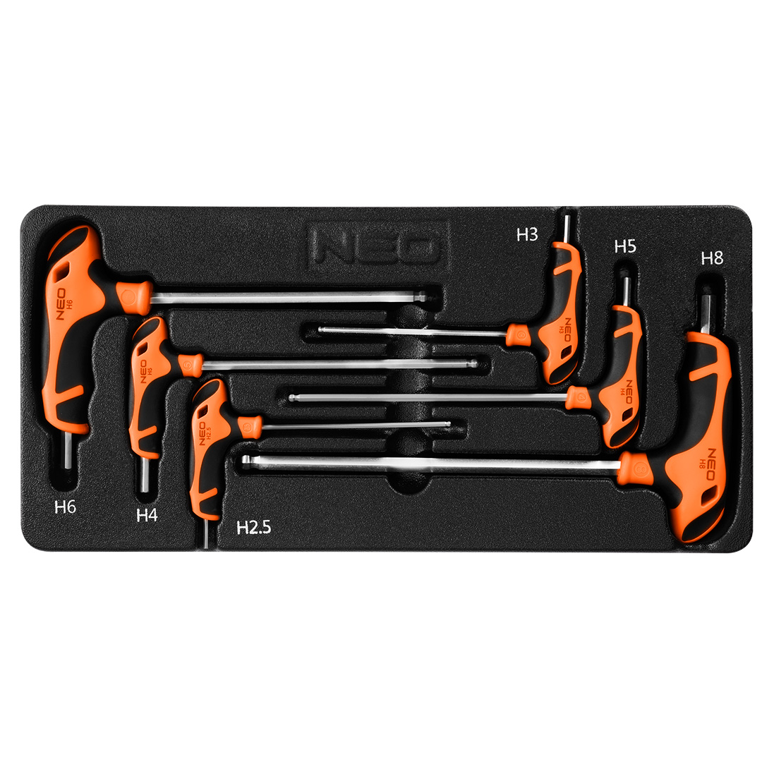 E-shop NEO TOOLS Šesťhranné kľúče 6 ks vložka 84-254