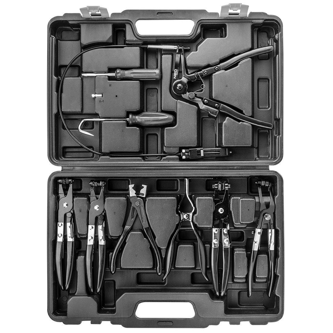 E-shop NEO TOOLS Kliešte na hadicové spony 9 ks 11-228
