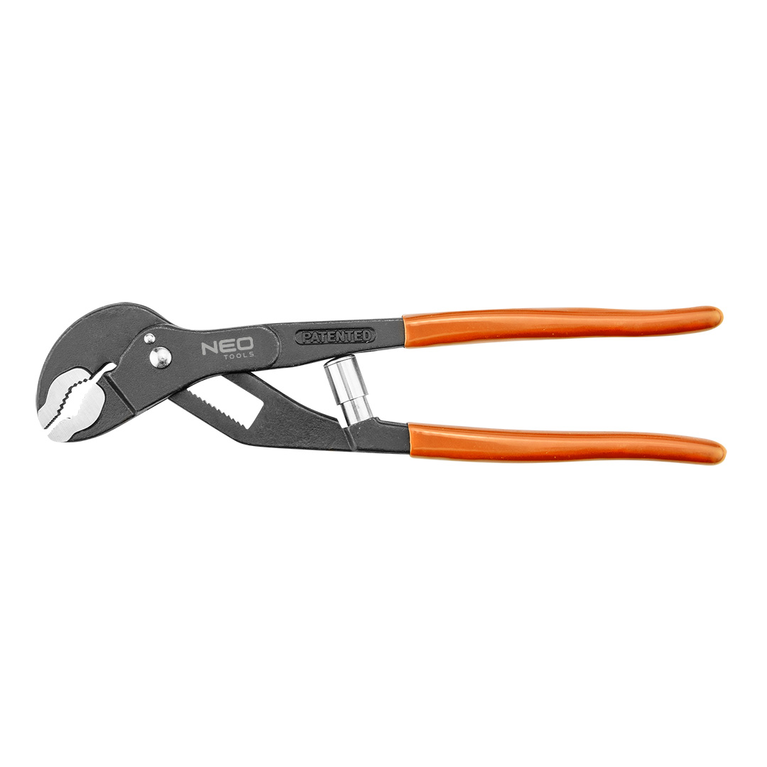 E-shop NEO TOOLS Kliešte na rúry 240 mm, rozsah 0-52 mm nástroj na rýchle nastavenie 02-435