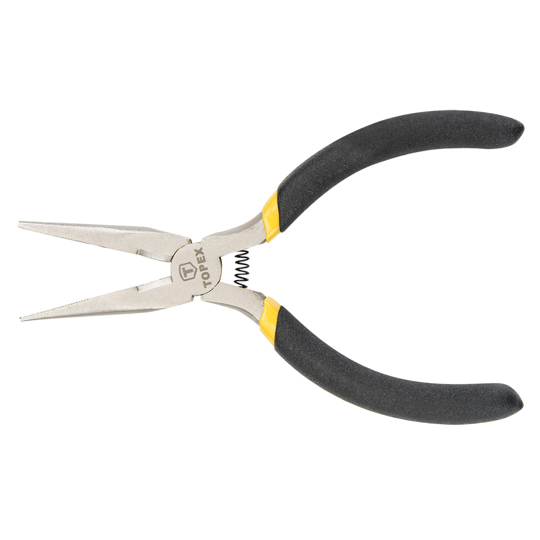 E-shop TOPEX Kliešte pologulaté s pružinou 130 mm 32D726
