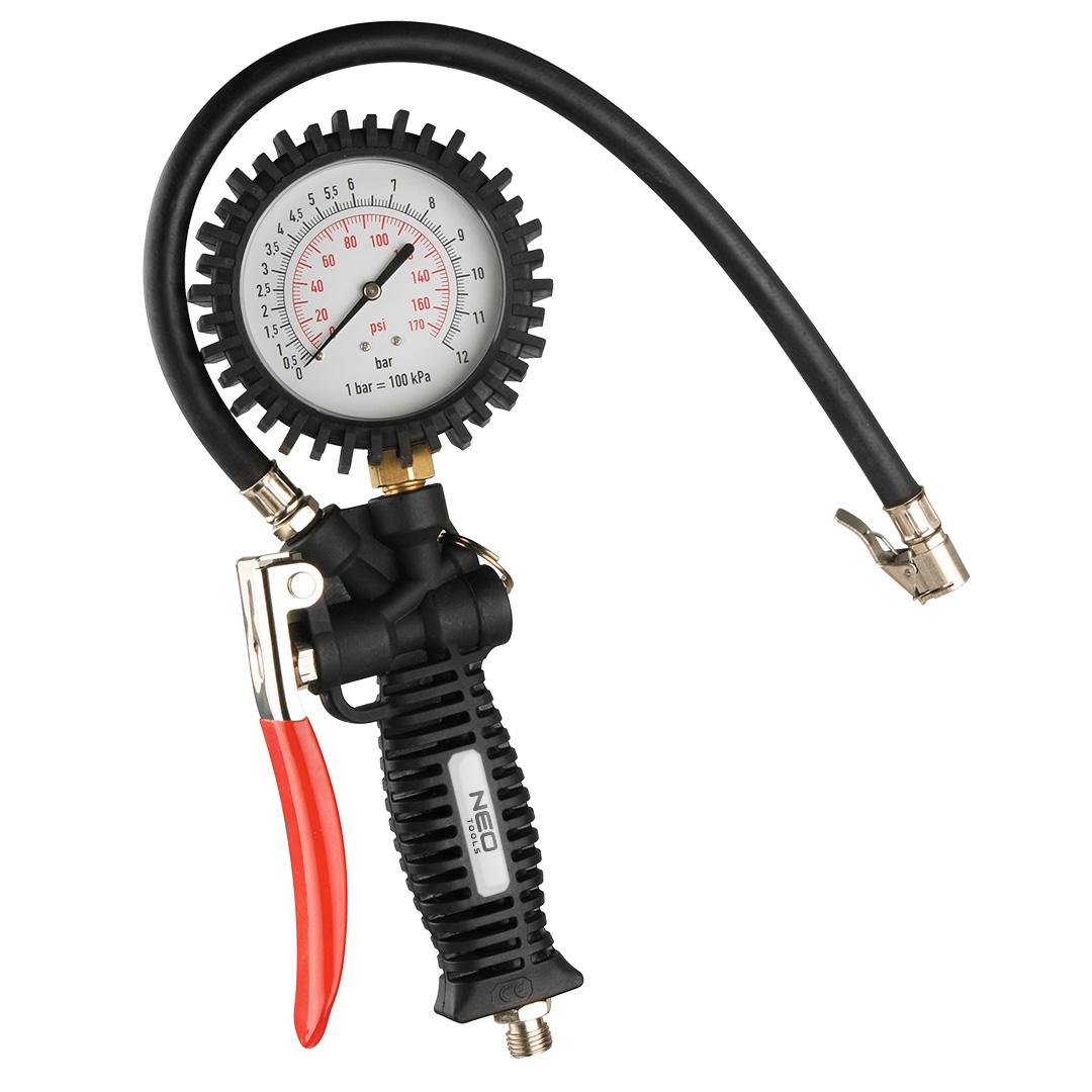 E-shop NEO TOOLS Nafukovacia pištoľ s manometrom 80 mm 14-718