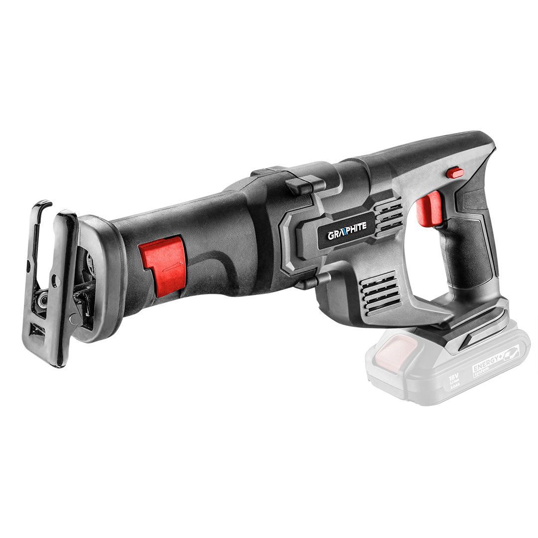 GRAPHITE Chvostová píla akumulátorová Energy+ 18V, Li-Ion, bez akumulátora 58G017
