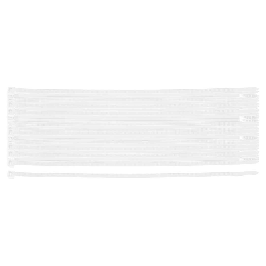 E-shop NEO TOOLS Káblové pásky EXTREME 4,8 × 200 mm, biele, 100 ks. 01-659