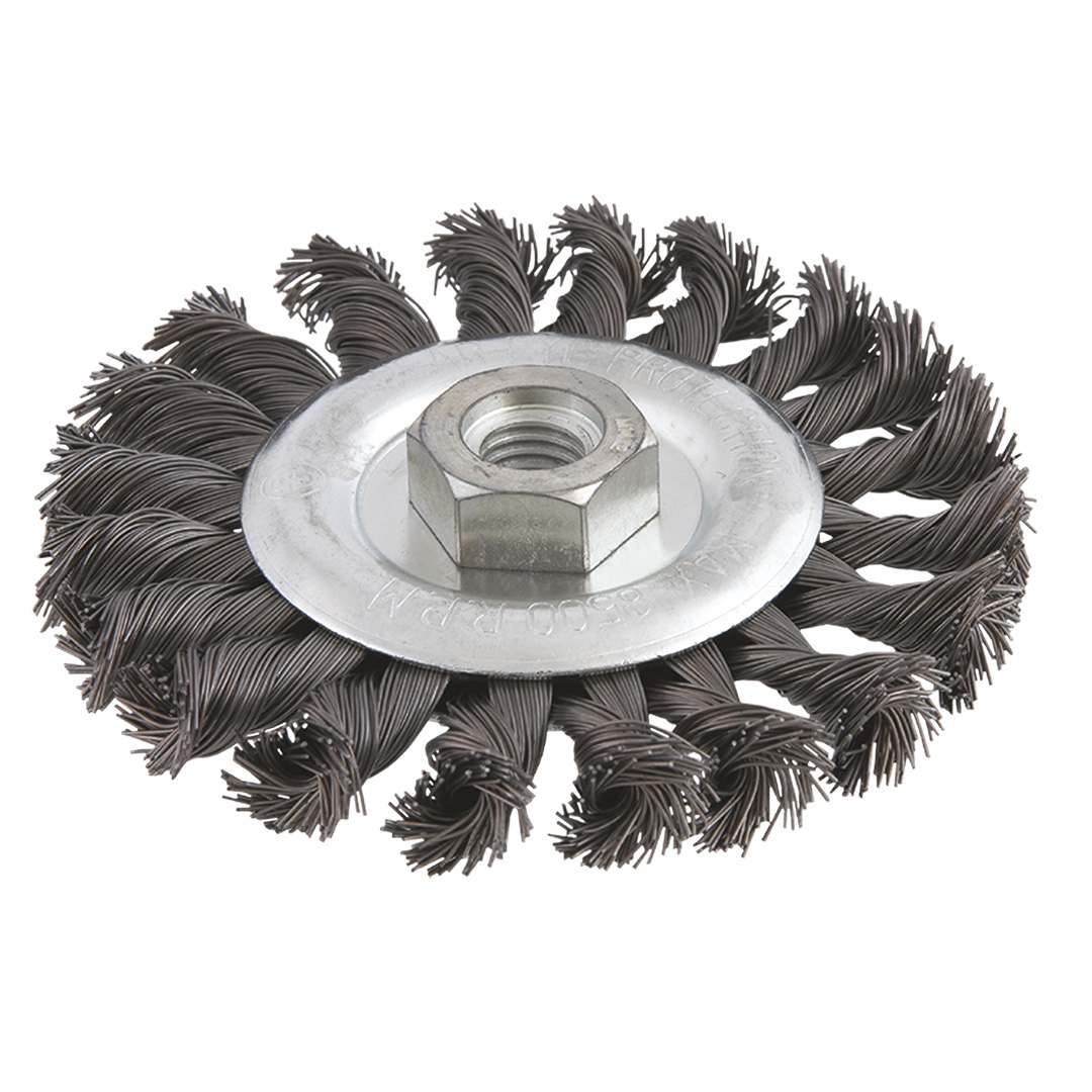E-shop VERTO Drôtená kefa, 115 mm x M14 62H140