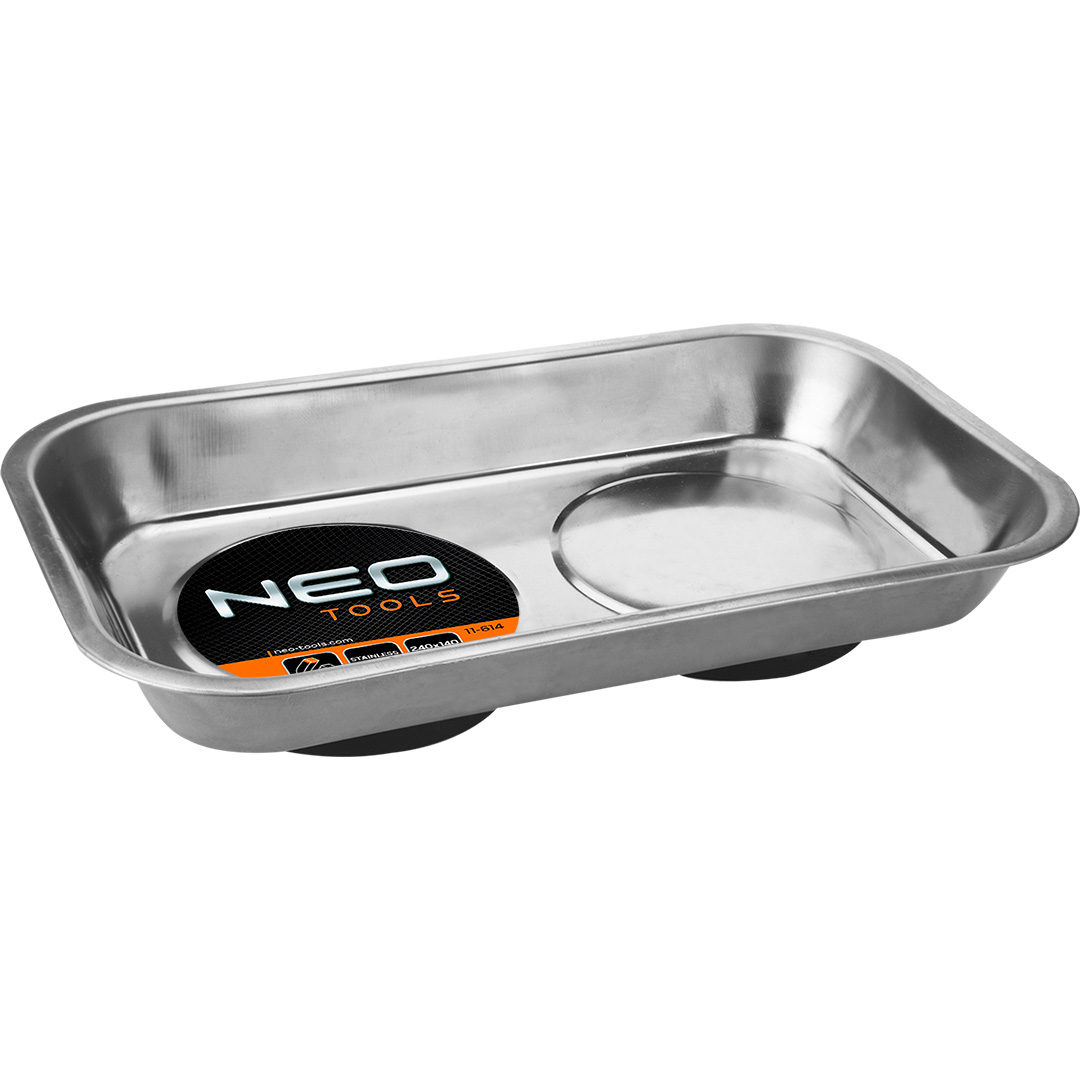E-shop NEO TOOLS Miska magnetická obdĺžniková 245 x 145 mm 11-614