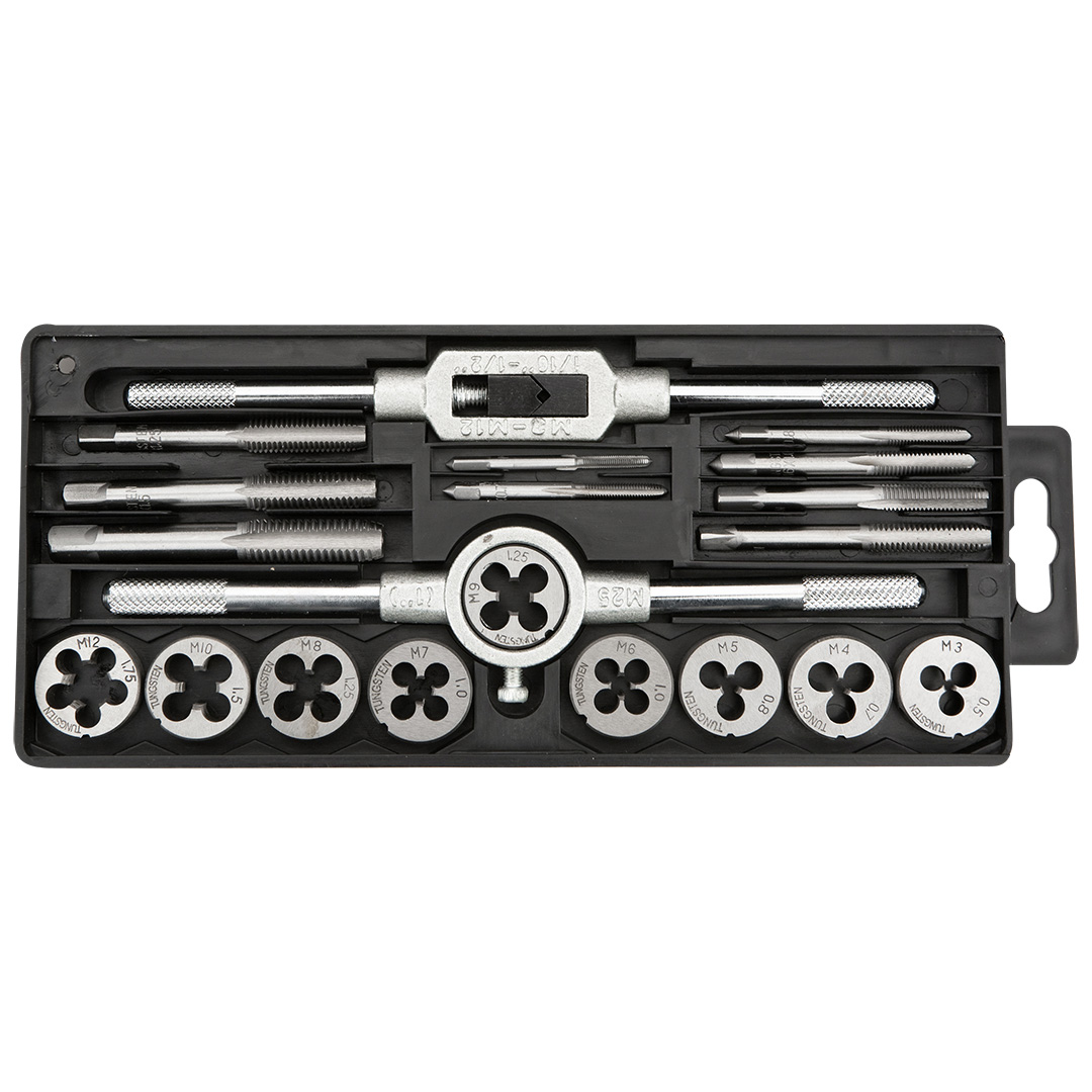 E-shop TOPEX Sada závitníkov, M3 - M12, 20 ks 14A425