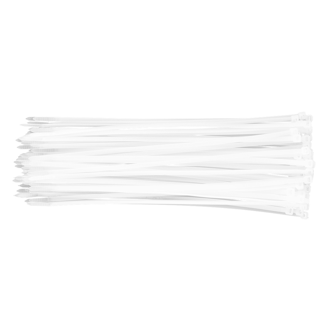 E-shop NEO TOOLS Sťahovacie pásky 4.8 x 300 mm, biely 75 ks 01-609