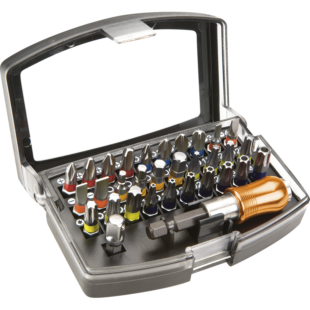 E-shop NEO TOOLS Sada bitov s nastavcom, 32 ks sada 06-106