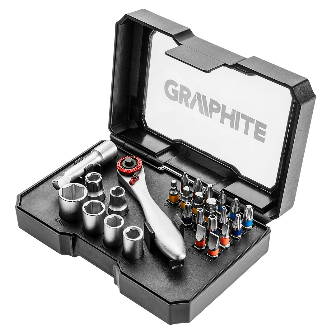 GRAPHITE Sada bitov, 26 ks 56H604