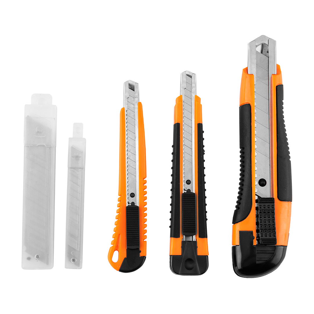 NEO TOOLS Skladacie nože + čepele, sada 26 kusov 63-714