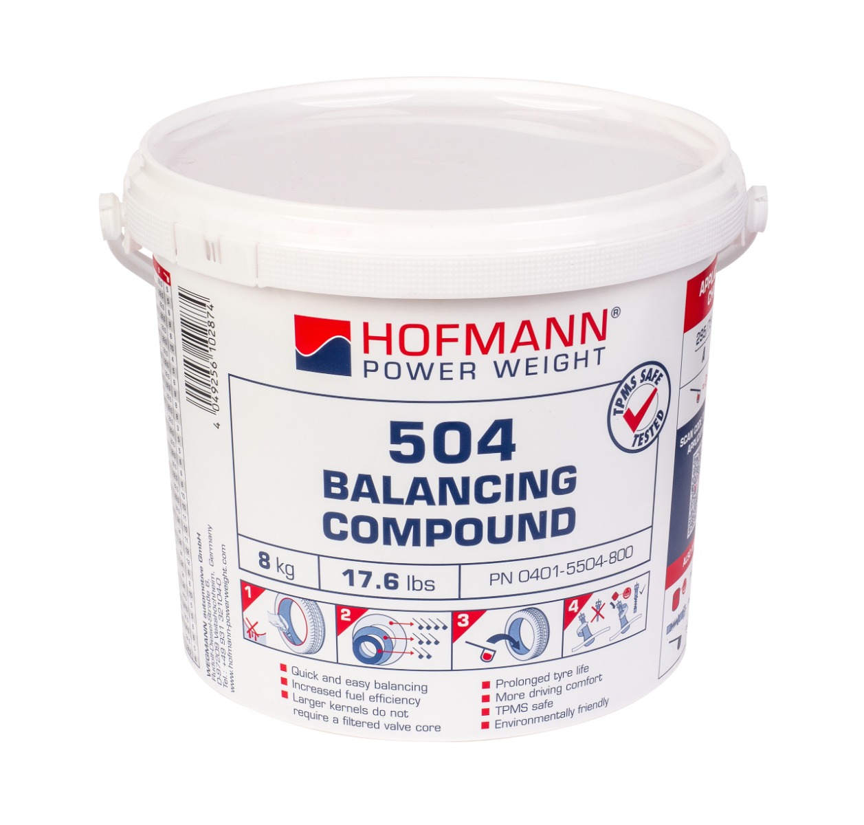 HOFMANN Power Weight 504 - balancing powder, 8 kg