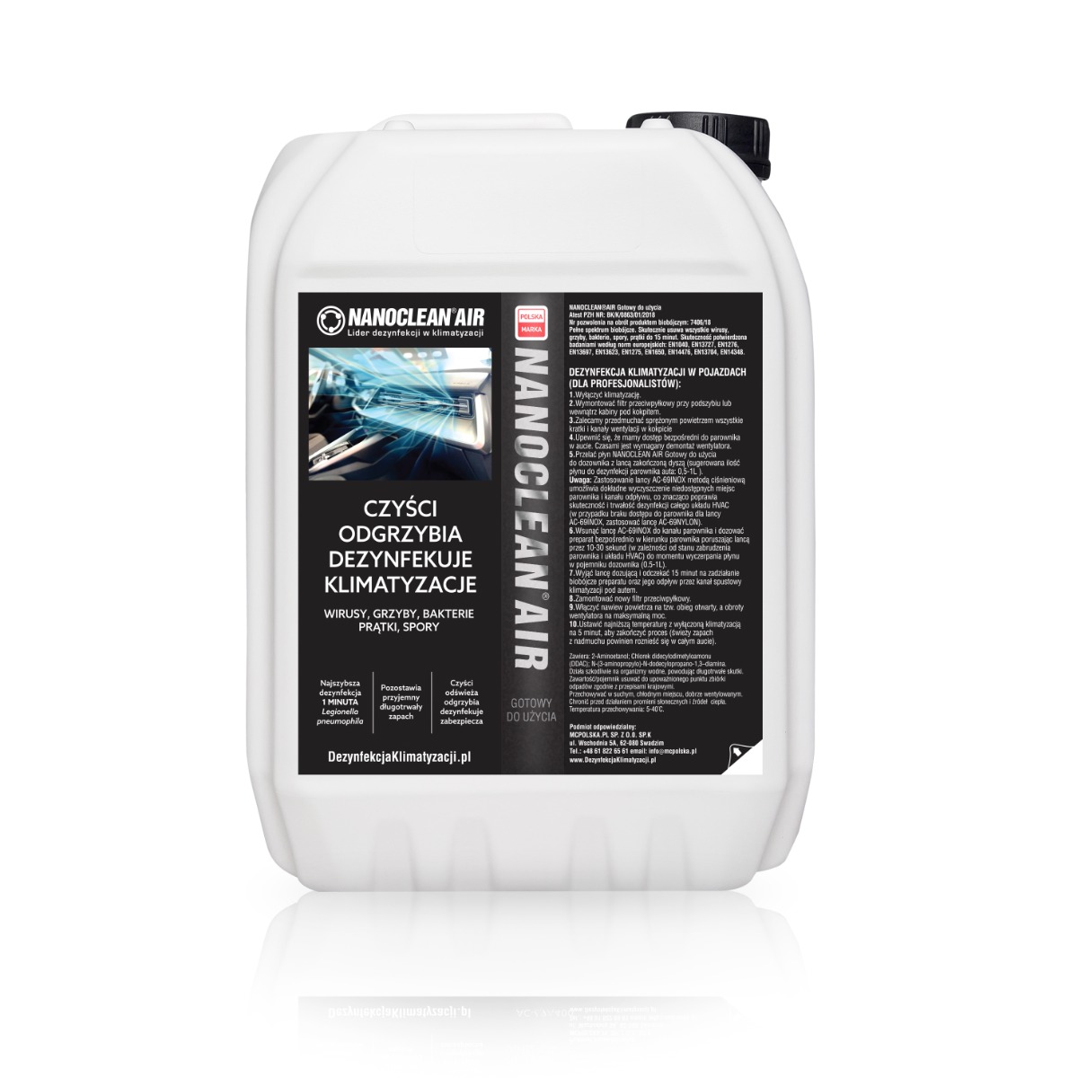 Nanoclean Air Lavender 5L - AC disinfection