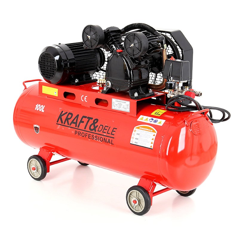Kompresor 100l olejový 2-piestový 400V KD404