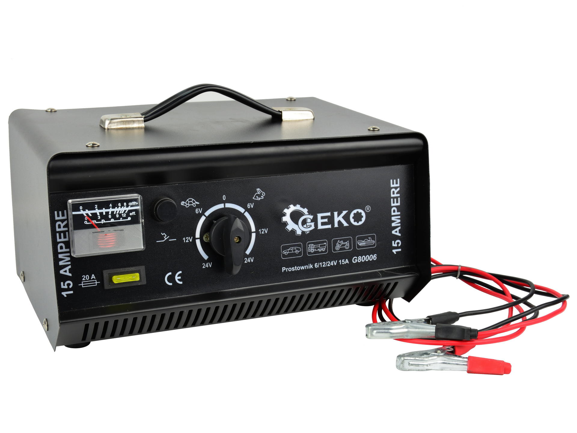 Nabíjačka autobatérií 6/12/24V 15A G80006