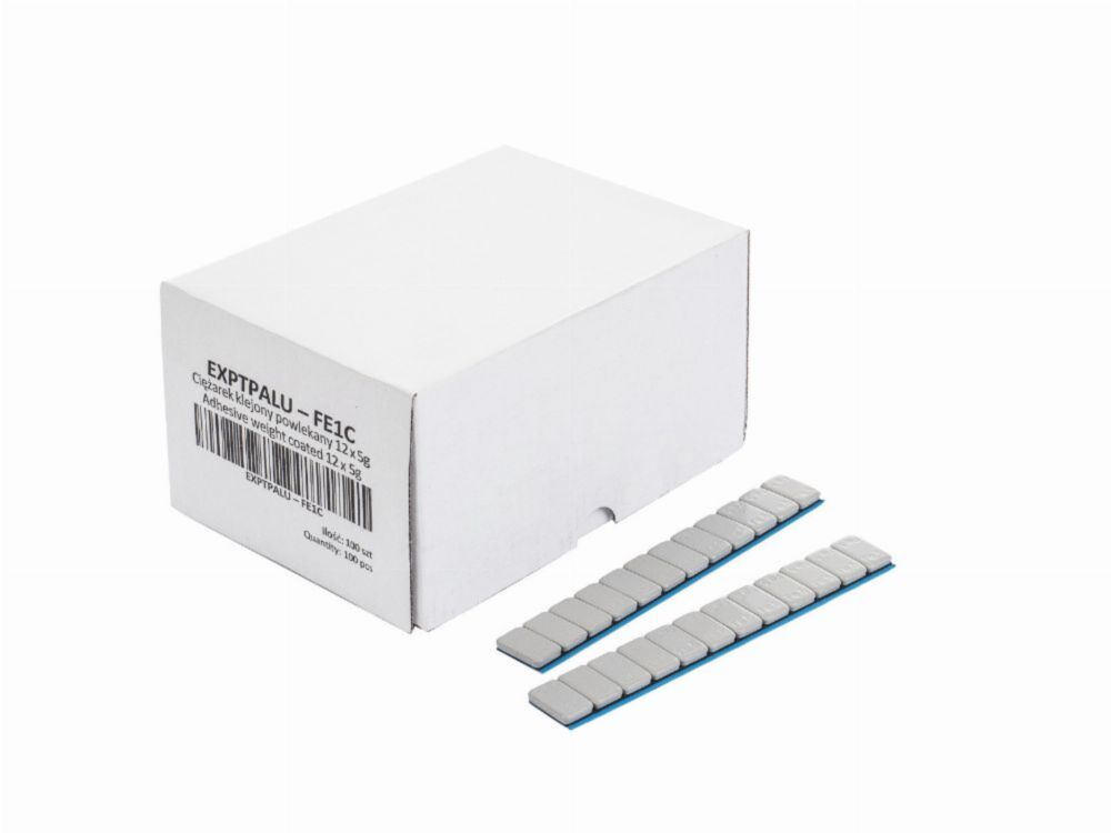 E-shop ALU SLIM - ECO 12 x 5g adhesive wheel weight - grey