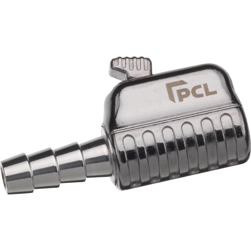 Tyre Valve Connector, Straight, Swivel, 8mm i/d Hose Tailpiece, Open End